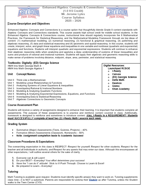Syllabus